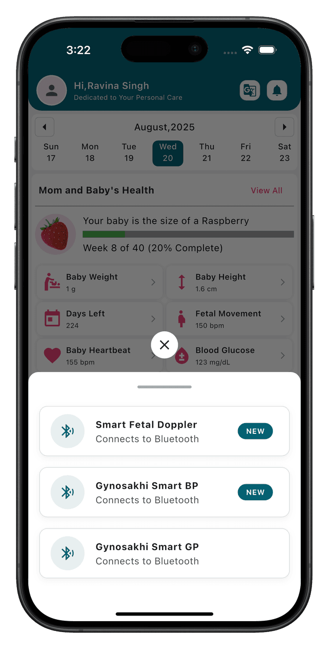 Connect IoT Pregnancy Devices