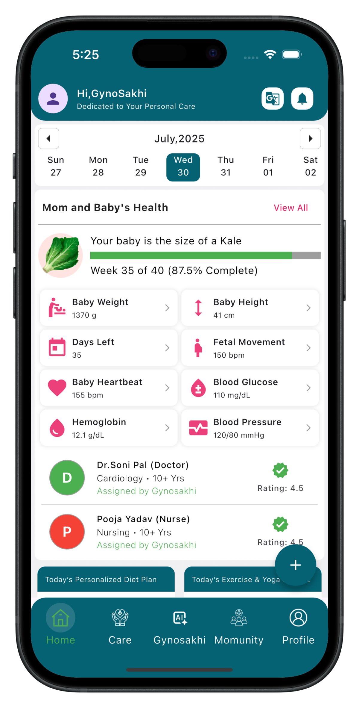 App preview on phone